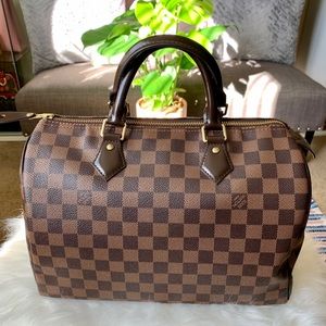 Louis Vuitton Speedy 30 Damier Ebene